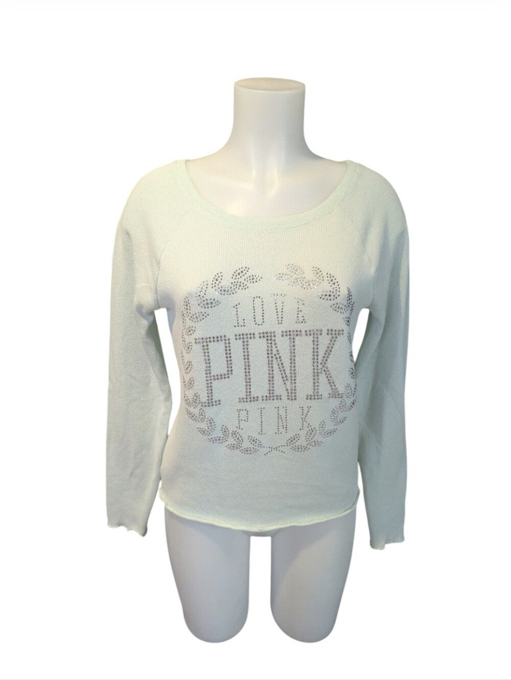 Size Xs Victoria's Secret PINK Mint Knit Pullover